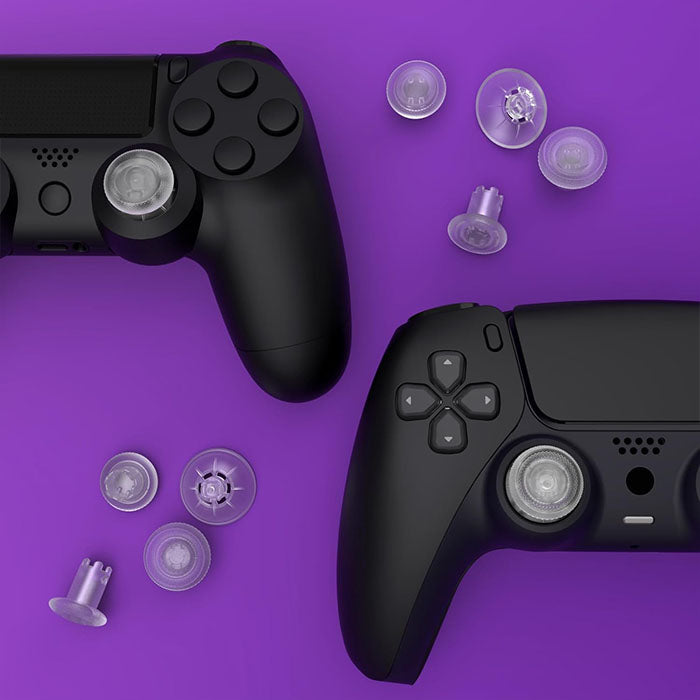 ThumbsGear V3 Austauschbare Ergonomische Thumbsticks für PS5/PS4 Transparent